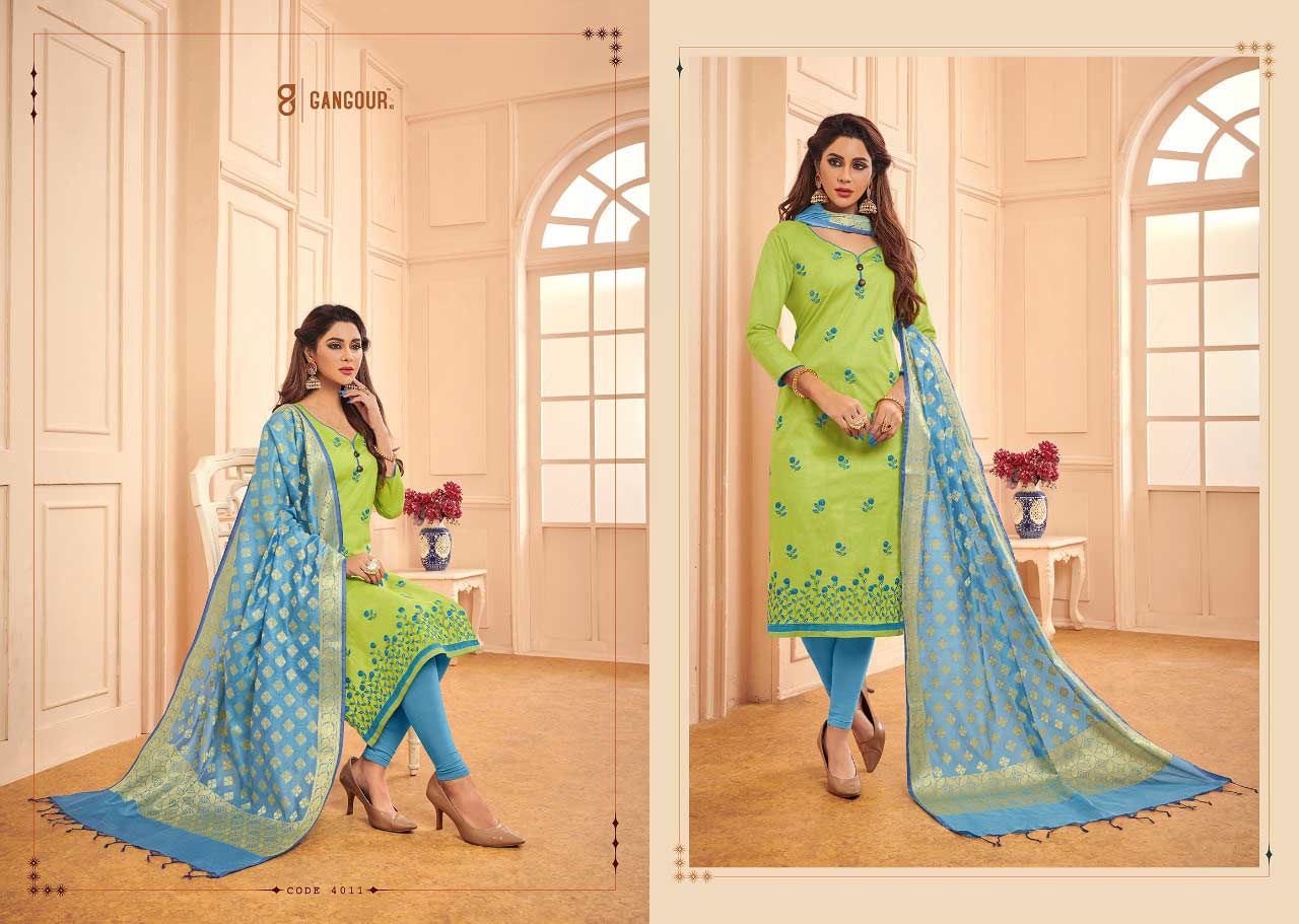 Chunri Vol-4 Gangour Nx Cotton Dress Materials Chunri Vol-4 Gangour Nx Cotton Dress Materials